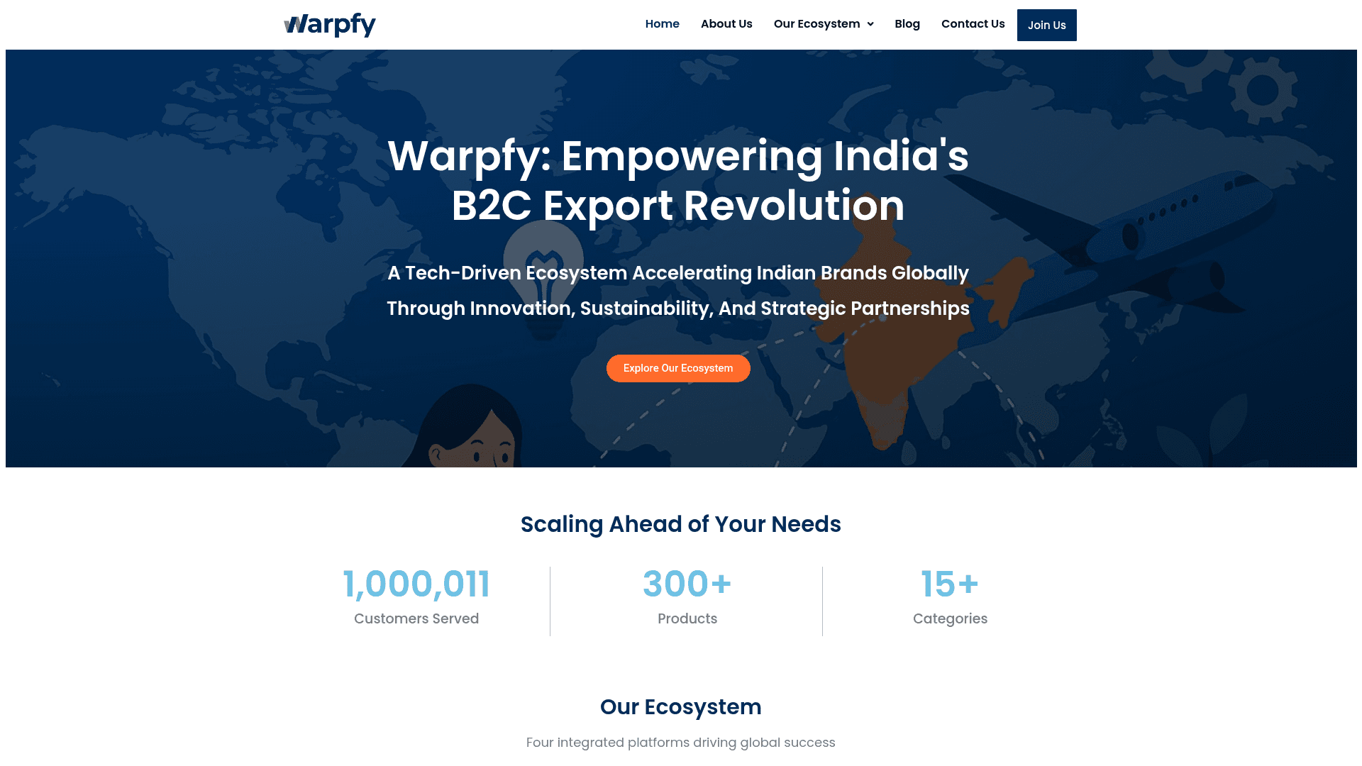 Warpfy screenshot