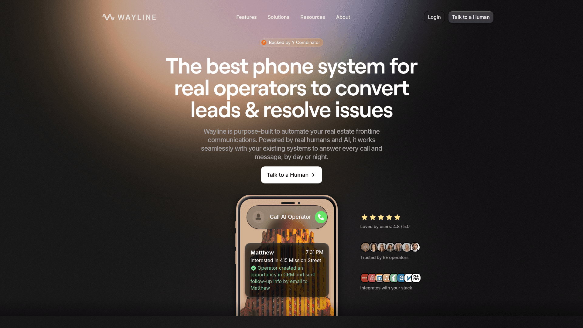 Wayline screenshot