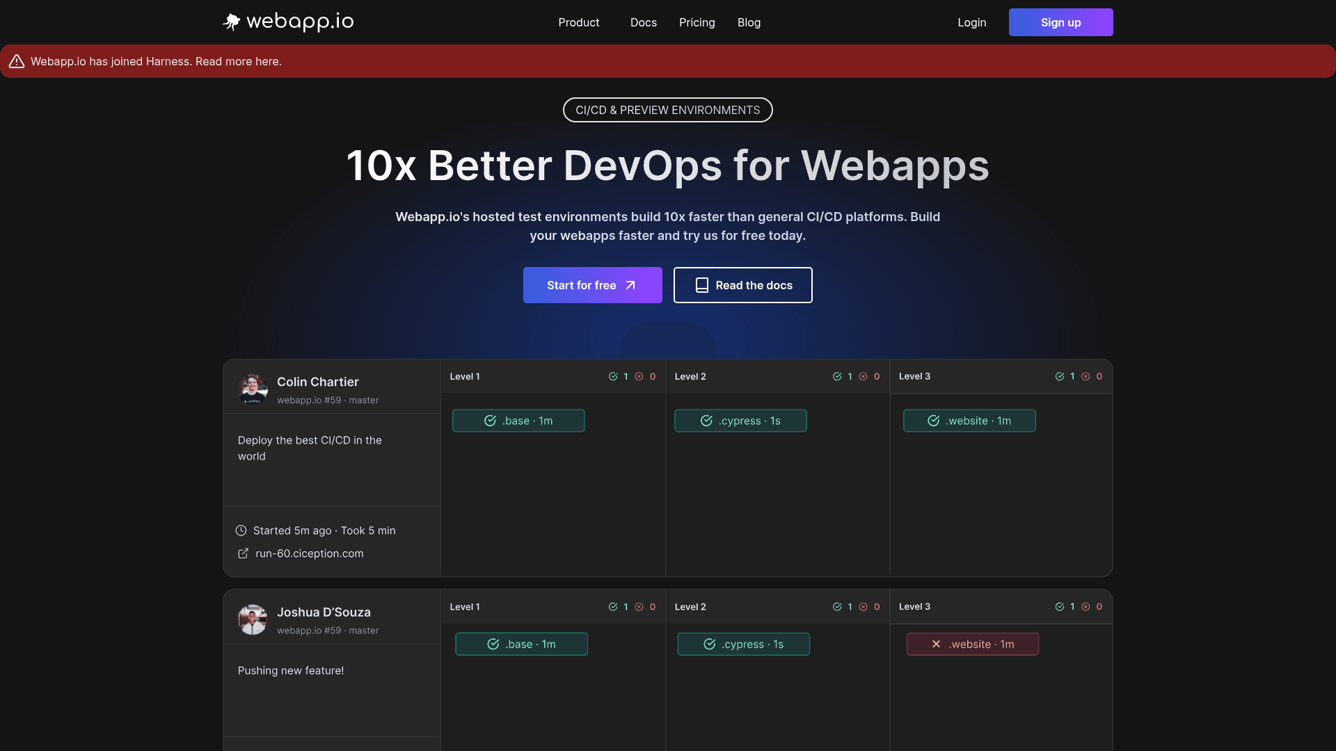 webapp.io screenshot